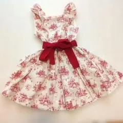 美品 PETIT BATEAU　プチバトー ワンピース 　3ans　95のサムネイル