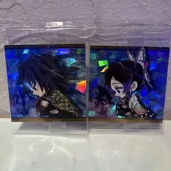 鬼滅の刃　ウエハース　にふぉるめーしょん　シール　2枚