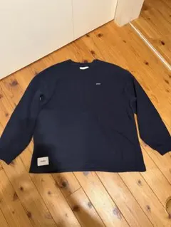 WTAPS ダブルタップス ニット トレーナー ネイビーのサムネイル