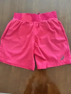 asics Mサイズ ランニングショーツ ピンク