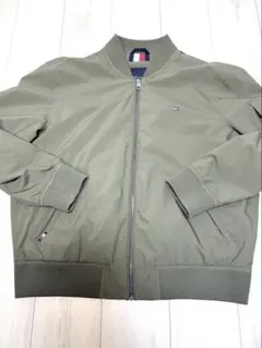 【美品】Tommy Hilfiger ミリタリージャケットXLカーキ