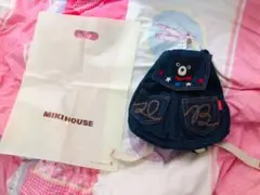 ミキハウス★ダブルビー♪ビーくんデニムリュック