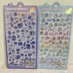 国内正規品 ボンボンドロップシール mini よるねこボンボン なないろボンボン
