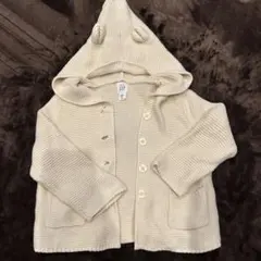 GAPニットカーディガン❤️フード付き　80cm