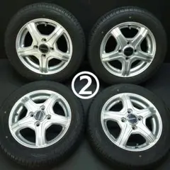 社外アルミ 155/65R13 ライフ ワゴンR ラパン ムーヴ セルボ ② 社外アルミ 155/65R13 ライフ ワゴンR ekワゴン ラパン ムーヴ