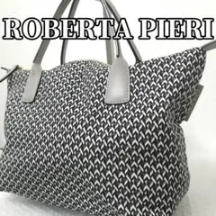 【3日間限定SALE】極美品　ROBERTO PIERI トートバッグ　タタミ柄