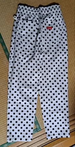 美品　cookman ドット　水玉　シェフパンツ　Mサイズ