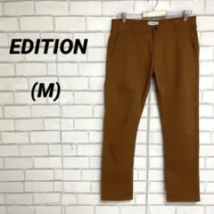EDITION エディション　スリムチノパン ブラウン系 メンズカジュアルパンツ