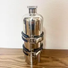 携行缶小　エマージェンシー　ブラケット　ハーレー　タンク　ステンレス　おまけ付きのサムネイル