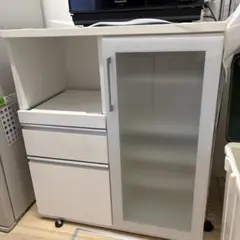 キッチンカウンター　ミドルレンジボード(キュリー2 90MRB WH) ニトリ