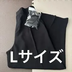 ユニクロ　レディース　ワイドパンツ センタープレス リボン付き　Lサイズ