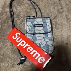 supreme 22ss Jacquard Denim Neck Pouchのサムネイル