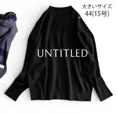 ポーちゃん様専用！アンタイトル 大きいサイズ44 上質ウール混 肩ボタン