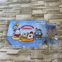 からあげクンサンリオ　あたりくじ　トートバックボトルセット