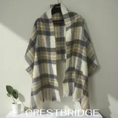 CRESTBRIDGE クレストブリッジ　チェック柄マフラー 膝掛け