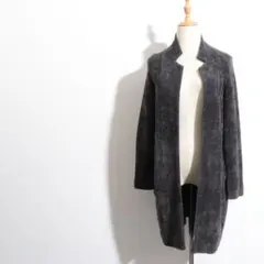 MACKINTOSH ロングカーディガン チャコールグレー　三陽商会　日本製　Mのサムネイル
