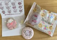 サンリオ 刺繍缶バッジ クッキーチャーム　こぎみゅん　お菓子付き