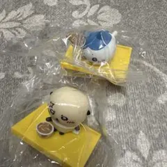 ちいかわ 松屋 ハチワレ ラッコ　オリジナルフィギュア 鬼辛カレー