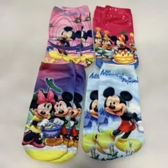 大　ミッキーマウス キッズ靴下 4足セット