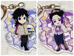 鬼滅の刃 OsakaMetro 京橋遊園 アクリルキーホルダー 義勇 しのぶ②