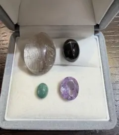 ルース天然石セット ルチルクォーツ アメジスト 他