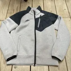 アディダスゴルフ ダンボールニット トラックジャケット M グレー 3＊91