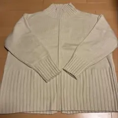 グリーンパークス☆試着のみバックスリットハイネックニット