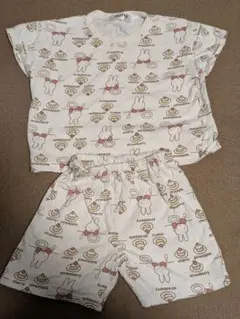 ミッフィー　セットアップ　半袖　Tシャツ　半ズボン　ハーフパンツ　ベビー