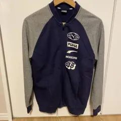PUMA ジップアップジャケット ネイビー/グレー 160CM