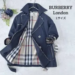 美品☆BURBERRY キッズ　トレンチコート ノバチェック　130㎝　L