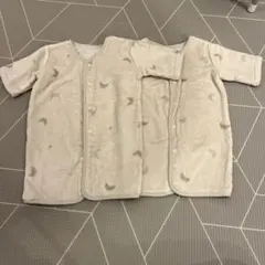 プッパプーポ スリーパー 月模様 【吸湿発熱】 袖あり