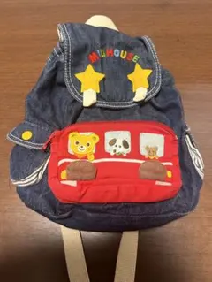 ミキハウス　デニムリュック