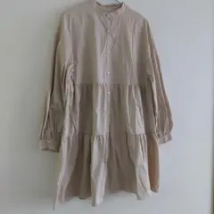 長袖 シャツワンピース 　Mサイズ