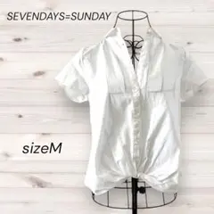 SEVENDAYS=SUNDAY sizeM ホワイトシャツのサムネイル