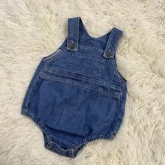 ベビー　デニム　オーバーオール　ロンパース