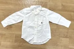 Baby Gap ホワイト コットンシャツ クマ刺繍付き　95cm