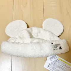 【新品/未使用】TDR ディズニー もこもこ ボア 帽子 ハット キャップ
