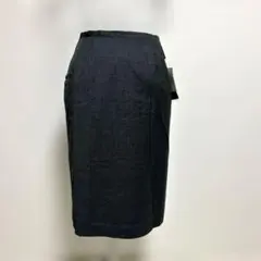 新品！コムサ・S ひざ丈 タイトスカート ウール/カシミヤ グレーのサムネイル