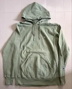 Champion テリーフリース パーカー90s USA M ライトグリーン希少 