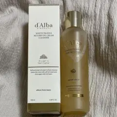 d'Alba ライジングセラムトナー ホワイトトリュフオイルクリームクレンザー