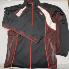 Reebok ジャージ黒/赤/白