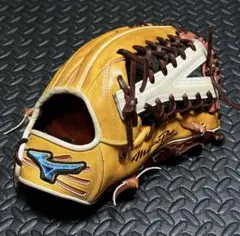 日本製 ミズノプロ ダイバーシティブルー オーダー 軟式 外野用 グローブ