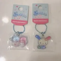 サンリオ ぷっくりったい プチボールチェーン キキララ ウサハナ 2個セット