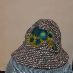 Anna Sui 帽子　ツイード