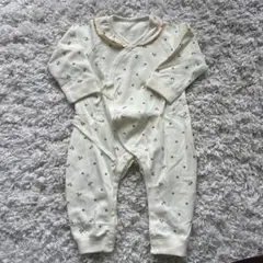 ベビー服　コットンベビーロンパース66 チェリー柄
