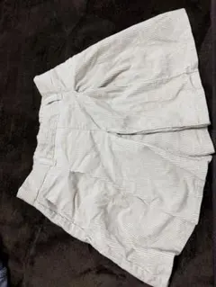 GU ストライプ キュロットパンツ S