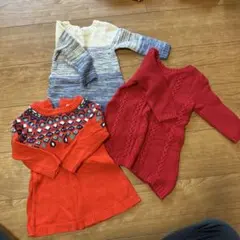 ベビー服 ワンピース 3点セット