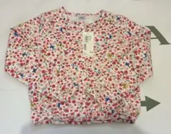 新品　タグ付き　プチバトー　花柄カーディガン