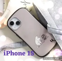 送料無料 ムーミンほのぼのスマホケース iPhone 15