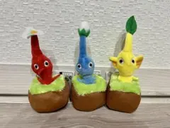 m*n様 ピクミン　引っこ抜きぬいぐるみマスコット　全3種